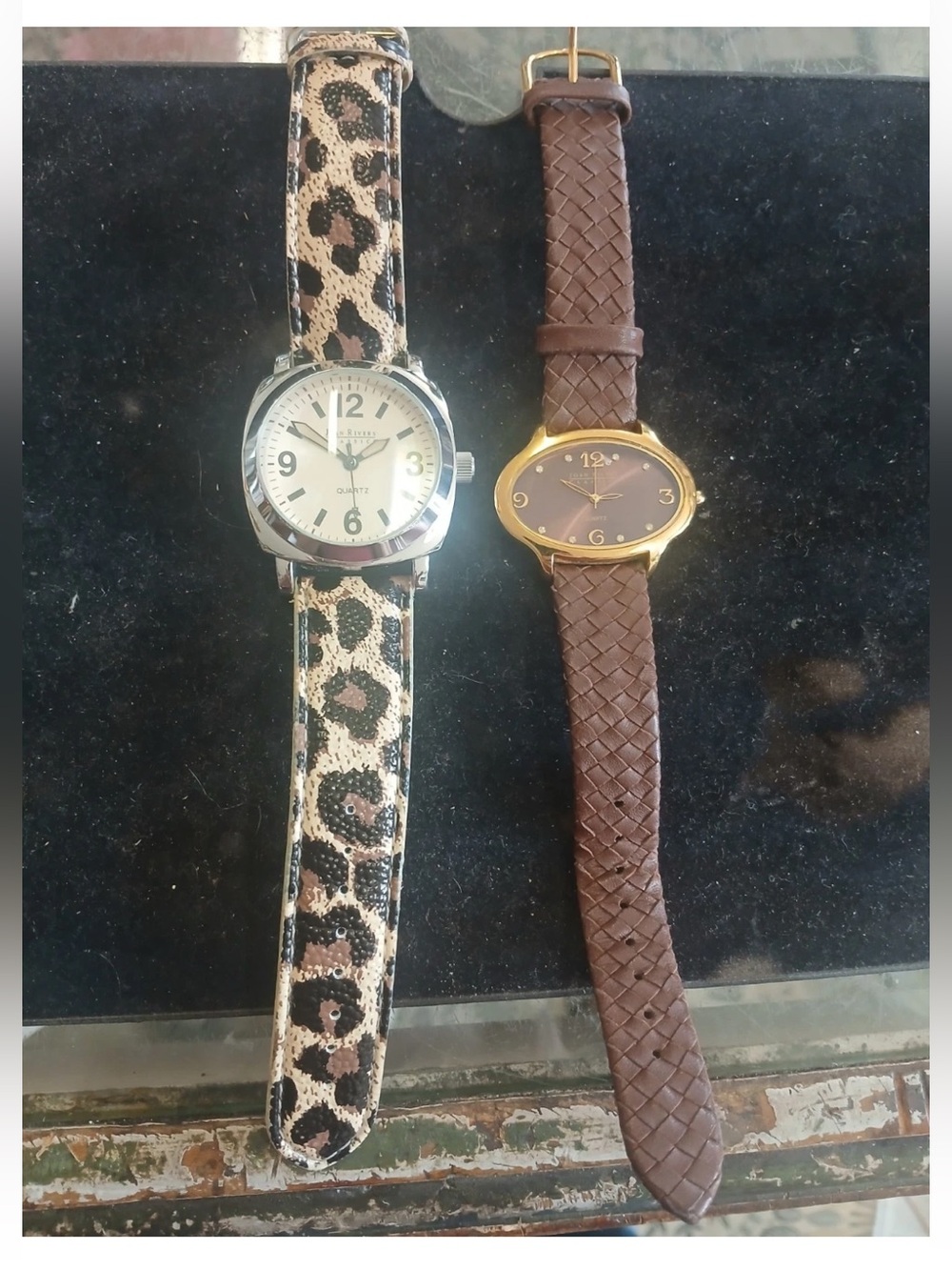 Lot of 2 Joan Rivers Classics Quartz Watches – *Both Need New Batteries